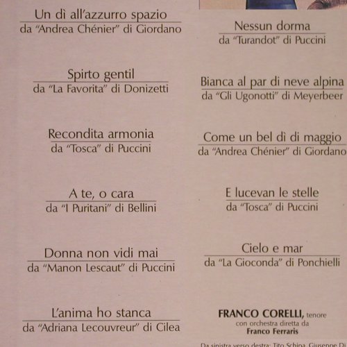 Corelli,Franco: I Grandi Tenori Vol.13 (1962), EMI (1002 151), D, Ri, 1984 Typ: LP Best.-Nr.: K424 Preis: 6,00 Euro