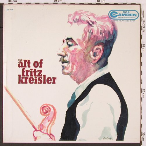Kreisler,Fritz: The Art of, w. Carl Lamson, piano, RCA Camden (CAL-518), US,vg+/vg+ Typ: LP Best.-Nr.: K443 Preis: 6,00 Euro