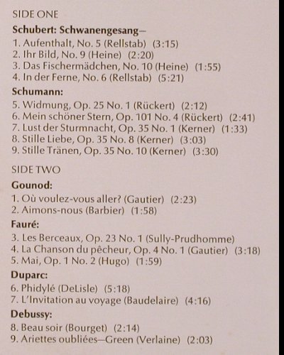 Souzay,Gerard: The Art of, Dalton Baldwin, piano, Seraphim (S-60251), UK,m-/vg+ Typ: LP Best.-Nr.: K450 Preis: 6,00 Euro