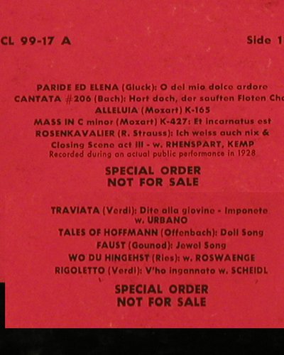 Debicka,Hedwig: Same, m-/vg+, toc, Club 99 (CL 99-17), US, Promo Typ: LP Best.-Nr.: K454 Preis: 7,50 Euro