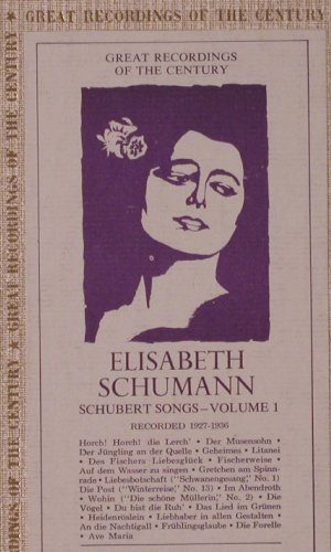 Schumann,Elisabeth: Schubert Songs-Volume1 (1927-36), Angel (COLH 130), US Typ: LP Best.-Nr.: K456 Preis: 9,00 Euro