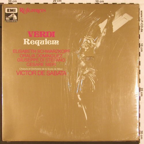 Verdi,Giuseppe: Requiem, Foc, FS-New/Cover vg-, EMI (1009373), F Typ: 2LP Best.-Nr.: K464 Preis: 6,00 Euro