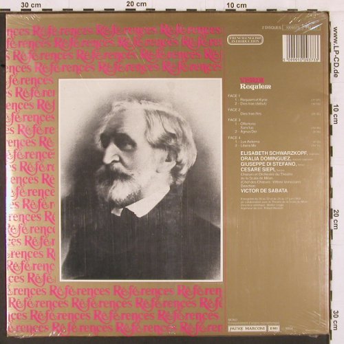 Verdi,Giuseppe: Requiem, Foc, FS-New/Cover vg-, EMI (1009373), F Typ: 2LP Best.-Nr.: K464 Preis: 6,00 Euro