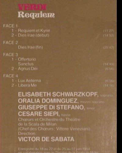 Verdi,Giuseppe: Requiem, Foc, FS-New/Cover vg-, EMI (1009373), F Typ: 2LP Best.-Nr.: K464 Preis: 6,00 Euro