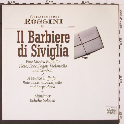 Rossini,Gioacchino: ILBarbiere di Siviglia, Koch Schwann/Musica Mund (110 061 FA), A, 1990 Typ: LP Best.-Nr.: K467 Preis: 7,50 Euro
