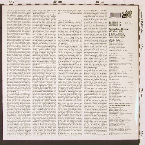 Rossini,Gioacchino: ILBarbiere di Siviglia, Koch Schwann/Musica Mund (110 061 FA), A, 1990 Typ: LP Best.-Nr.: K467 Preis: 7,50 Euro