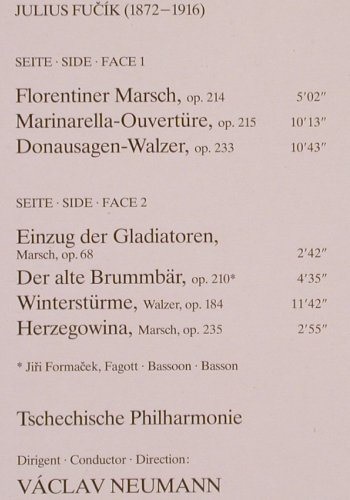 Fucik,Julius: Einzug der Gladiatoren, Florentiner, Telefunken(6.42337 AG), D, Ri, 1982 - LP - K475 - 7,50 Euro