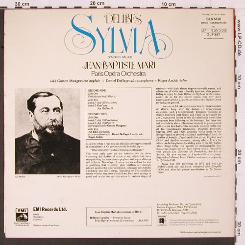 Delibes,Leo: Sylvia, Complete Ballet, Foc, EMI (SLS 5126), UK, 1978 Typ: 2LPQ Best.-Nr.: K476 Preis: 9,00 Euro