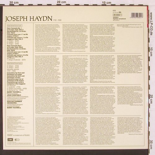 Haydn,Joseph & Michael: Hornkonzerte, m-/vg+, EMI(29 0302 1), D, 1979 - LP - K478 - 7,50 Euro