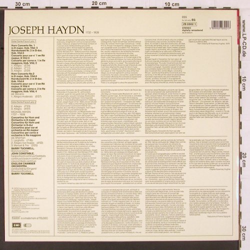 Haydn,Joseph & Michael: Hornkonzerte, m-/vg+, EMI (29 0302 1), D, 1979 Typ: LP Best.-Nr.: K478 Preis: 7,50 Euro