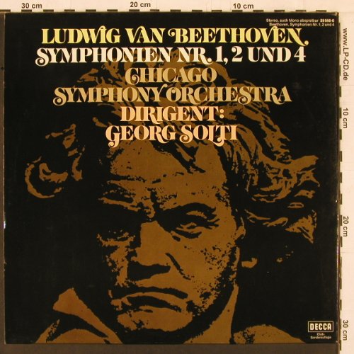 Beethoven,Ludwig van: Symphonien Nr.1,Nr.2 und Nr.4, Foc, Decca Club Ed.(29 560-0), D, 1975 - 2LP - K479 - 9,00 Euro