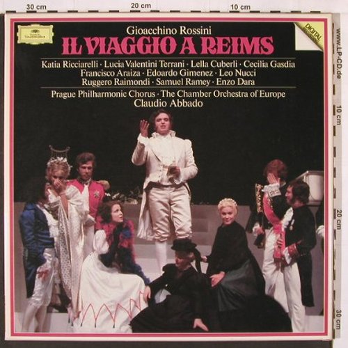 Rossini,Gioacchino: IL Viaggio a Reims, Box, D.Gr.(415 498-1), D, 1985 - 3LP - K481 - 17,50 Euro