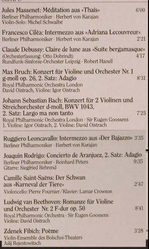 V.A.Meditation Musik zum Träumen: Jules Massenet.. Zdenek Fibich, D.Gr. Club Ed.(26 165-1), D,  - LP - K487 - 6,00 Euro