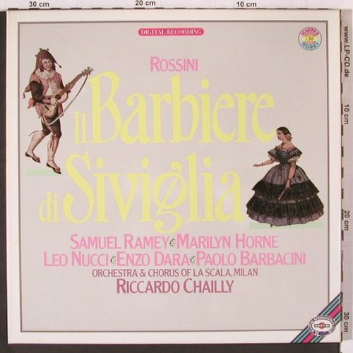 Rossini,Gioacchino: Il Barbiere di Seviglia,Box, CBS Masterworks (D3 37 862), NL, 1982 Typ: 3LP Best.-Nr.: K488 Preis: 17,50 Euro