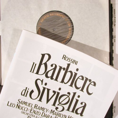Rossini,Gioacchino: Il Barbiere di Seviglia,Box, CBS Masterworks (D3 37 862), NL, 1982 Typ: 3LP Best.-Nr.: K488 Preis: 17,50 Euro
