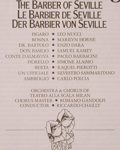 Rossini,Gioacchino: Il Barbiere di Seviglia,Box, CBS Masterworks(D3 37 862), NL, 1982 - 3LP - K488 - 17,50 Euro