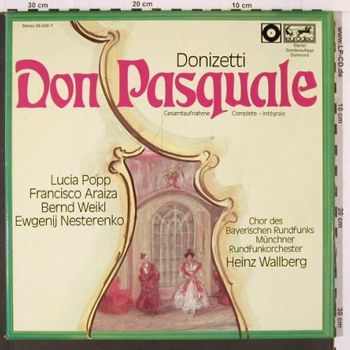 Donizetti,Gaetano: Don Pasquale, Box, Gesammtaufn., Eurodisc (26 030-7), D, 1980 Typ: 2LP Best.-Nr.: K493 Preis: 12,50 Euro
