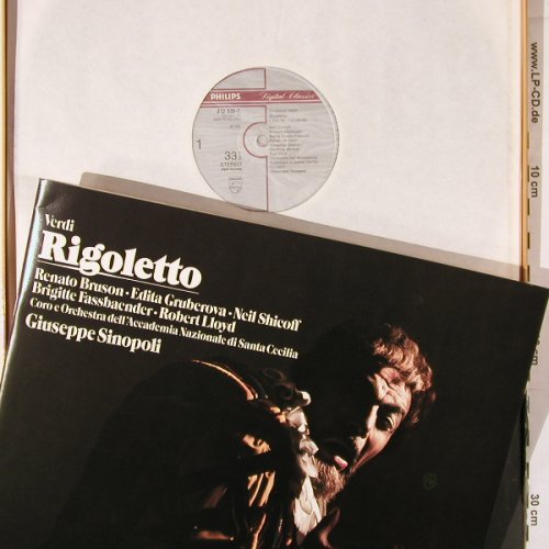 Verdi,Giuseppe: Rigoletto, Box, Philips(412 592-1), NL, co, 1984 - 3LP - K494 - 17,50 Euro