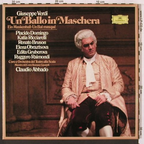 Verdi,Giuseppe: Un Ballo in Maschera, Box vg+, D.Gr.(2740 251), D, 1981 - 3LP - K495 - 17,50 Euro