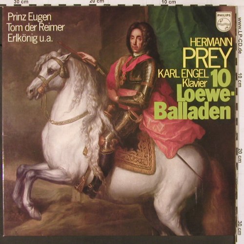 Prey,Hermann: singt 10 Loewe Balladen, Philips (6520 014), D, Foc Typ: LP Best.-Nr.: K503 Preis: 7,50 Euro