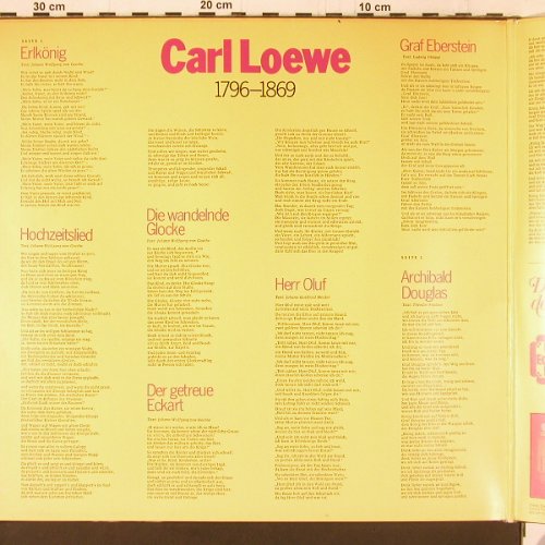 Prey,Hermann: singt 10 Loewe Balladen, Philips (6520 014), D, Foc Typ: LP Best.-Nr.: K503 Preis: 7,50 Euro