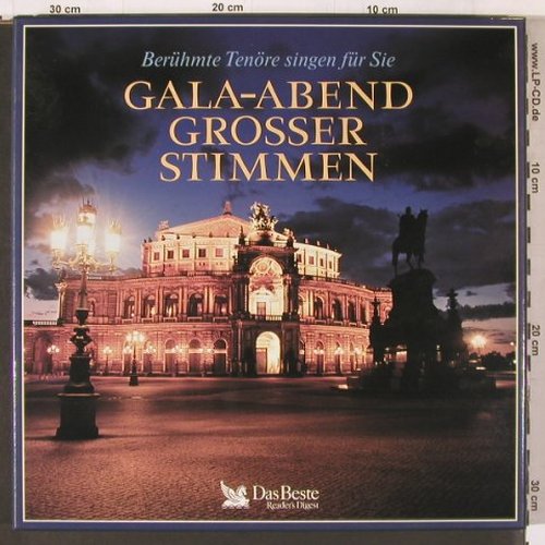 V.A.Gala-Abend Grosser Stimmen: Berühmte Tenöre singen für Sie, Box, Das Beste (GGS 7208), D, 1991 Typ: 8LP Best.-Nr.: K506 Preis: 12,50 Euro