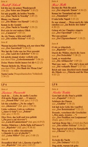 V.A.Gala-Abend Grosser Stimmen: Berühmte Tenöre singen für Sie, Box, Das Beste (GGS 7208), D, 1991 Typ: 8LP Best.-Nr.: K506 Preis: 12,50 Euro