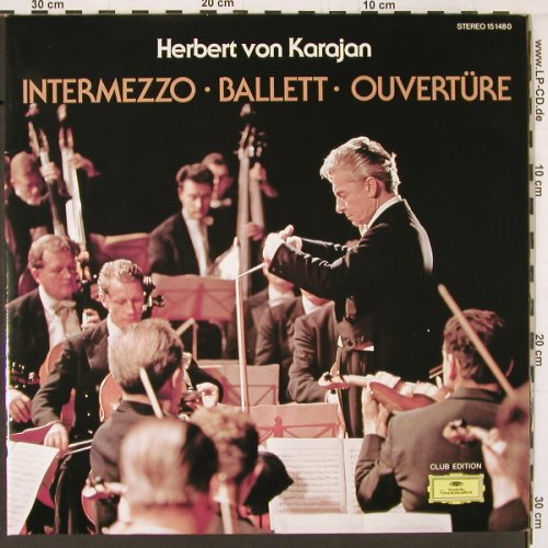 Karajan,Herbert von: Intermezzo-Ballett - Overtüren, Foc, D.Gr. Club Edition(15 148 0), D, 1986 - 2LP - K512 - 9,00 Euro