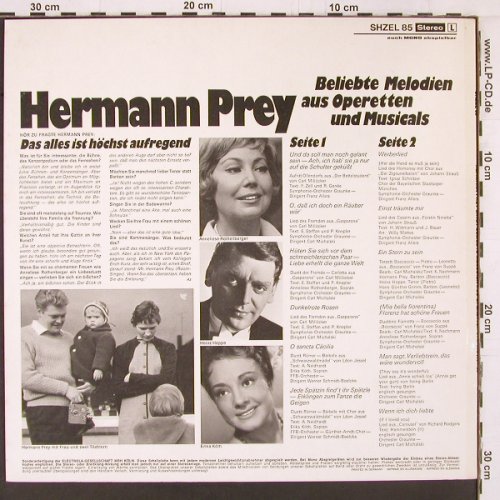 Prey,Hermann: Beliebte Melodie a.Operette & Music, HörZu (SHZEL 85), D Typ: LP Best.-Nr.: K515 Preis: 6,00 Euro