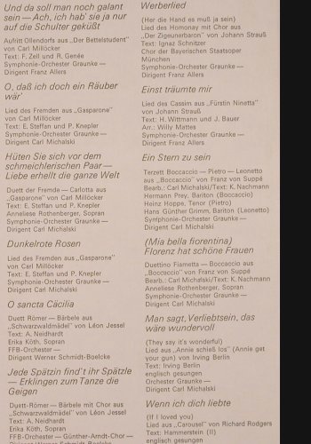 Prey,Hermann: Beliebte Melodie a.Operette & Music, HörZu (SHZEL 85), D Typ: LP Best.-Nr.: K515 Preis: 6,00 Euro