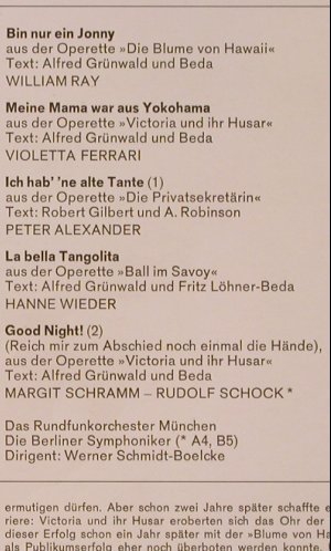 Abraham,Paul: Rote Orchideen, schö. Melodien von, Marcato (60 701-P8), D Typ: 10" Best.-Nr.: K516 Preis: 5,00 Euro