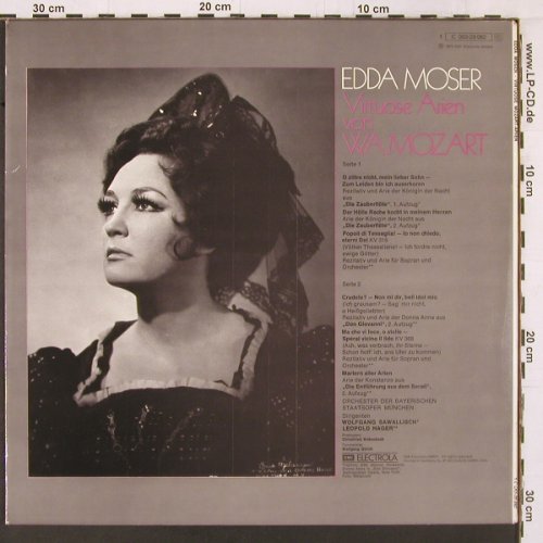 Moser,Edda: Virtuose Arien von Mozart, Foc, EMI Electrola(C 063-29 082), D, 1973 - LP - K521 - 7,50 Euro