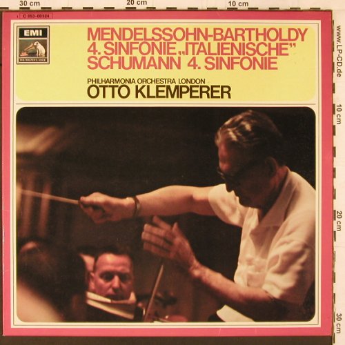 Mendelssohn Bartholdy,F./ Schumann: Sinfonie Nr.4 / Sinfonie Nr.4, EMI Electrola (C 053-00 524), D, Ri Typ: LP Best.-Nr.: K526 Preis: 6,00 Euro