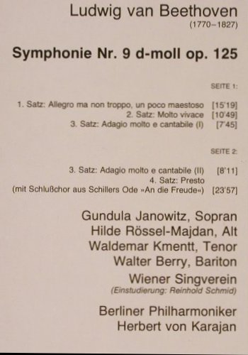 Beethoven,Ludwig van: Symphonie Nr.9 d-moll op.125, D.Gr. Club Ed.(38 897 5), D,  - LP - K528 - 7,50 Euro