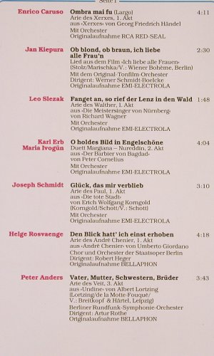 V.A.Die Grossen Tenöre: Caruso...Vernon Midgley, Foc, Sonocord (26 011-7), D, 27 Tr., 1980 Typ: 2LP Best.-Nr.: K539 Preis: 6,00 Euro