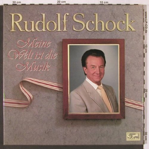 Schock,Rudolf: Meine Welt ist die Musik, Box, Eurodisc (302 520-435), D, 1985 Typ: 4LP Best.-Nr.: K541 Preis: 9,00 Euro