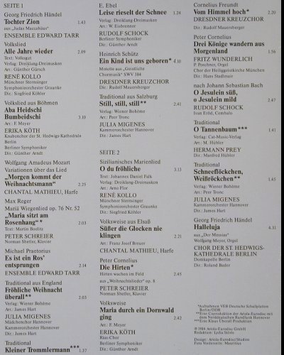 V.A.Es ist ein Ros' entsprungen: Tochter Zion... Halleluja, Eurodisc (40 887 2), D, 1984 Typ: LP Best.-Nr.: K542 Preis: 7,50 Euro