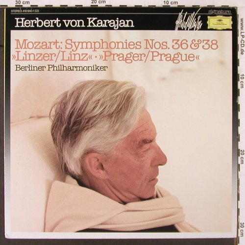 Mozart,Wolfgang Amadeus: Symphonies Nos.36&38, Linz/Prager, D.Gr. Signature (410 840-1), D, Ri, 1984 Typ: LP Best.-Nr.: K543 Preis: 6,00 Euro