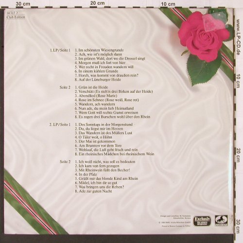 Schock,Rudolf: Geliebt u.Unvergessen volkstüWeisen, Marcato (14 317 2), D,Club Ed., 1988 Typ: 2LP Best.-Nr.: K550 Preis: 7,50 Euro