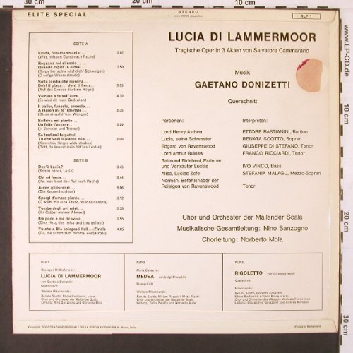 Di Stefano,Giuseppe: In Lucia Di Lammermoor, Elite Special (RLP 1), CH Typ: LP Best.-Nr.: K55 Preis: 7,50 Euro