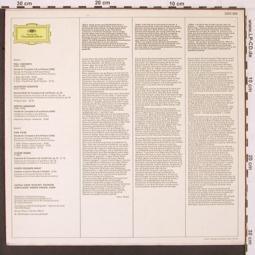 Dawn Reinhart,Carole: Jean-Claude Vanden Eynden, piano, D.Gr. Debut (2555 008), D, 1973 Typ: LP Best.-Nr.: K561 Preis: 7,50 Euro