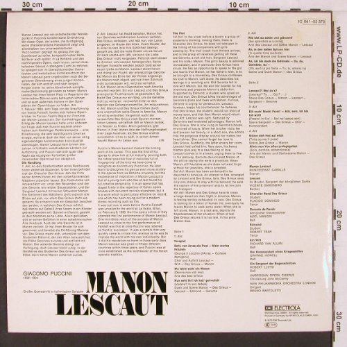 Puccini,Giacomo: Manon Lescaut, gr.Querschnitt, ital, EMI(061-02 370), D, 1972 - LP - K563 - 6,00 Euro