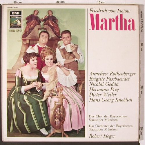 Flotow,Friedrich von: Martha, Box, EMI Electrola/Angel (SMA 91 748/50), D, 1965 Typ: 3LP Best.-Nr.: K565 Preis: 14,00 Euro