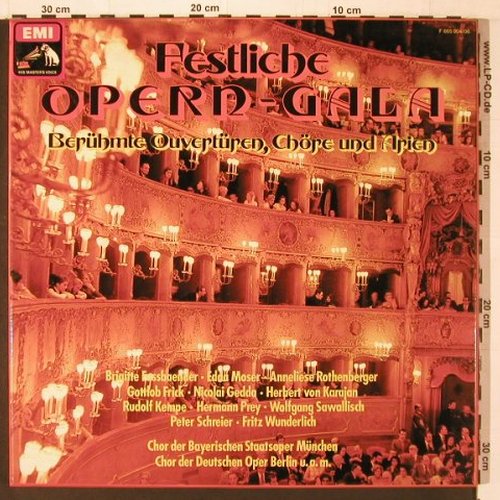 V.A.Festliche Oper - Gala: Berühmte Overtüren Chöre u. Arien, EMI (F 665 904/6), D, Box Typ: 3LP Best.-Nr.: K569 Preis: 9,00 Euro