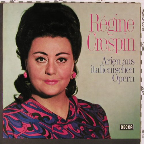 Crespin,Regine: Arien aus Italienischen Opern, Decca (SAD 22 032), D Typ: LP Best.-Nr.: K56 Preis: 7,50 Euro