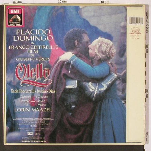 Verdi,Giuseppe: Otello, Box, EMI (27 0461 3), D, 1986 Typ: 2LP Best.-Nr.: K573 Preis: 12,50 Euro