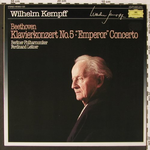 Beethoven,Ludwig van: Klavierkonzert Nr.5 Es-dur, D.Gr.Signatur(410 842-1), D, 1984 - LP - K580 - 7,50 Euro
