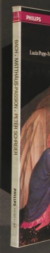 Bach,Johann Sebastian: Matthäus-Passion, Box, Philips(412 527-1), NL, 1985 - 4LP - K587 - 17,50 Euro