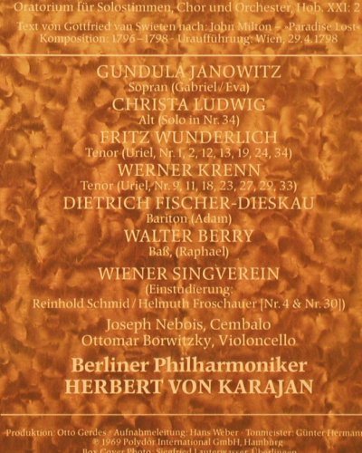 Haydn,Joseph: Die Schöpfung, Box, (rec.1969), D.Gr. Präsent (413 483-1), D, Ri Typ: 2LP Best.-Nr.: K588 Preis: 9,00 Euro