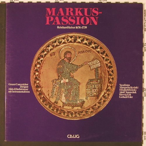 Keiser,Reinhard: Markus Passion, Foc, Calig (CAL 30 417/18), CH, 1971 Typ: 2LP Best.-Nr.: K58 Preis: 9,00 Euro